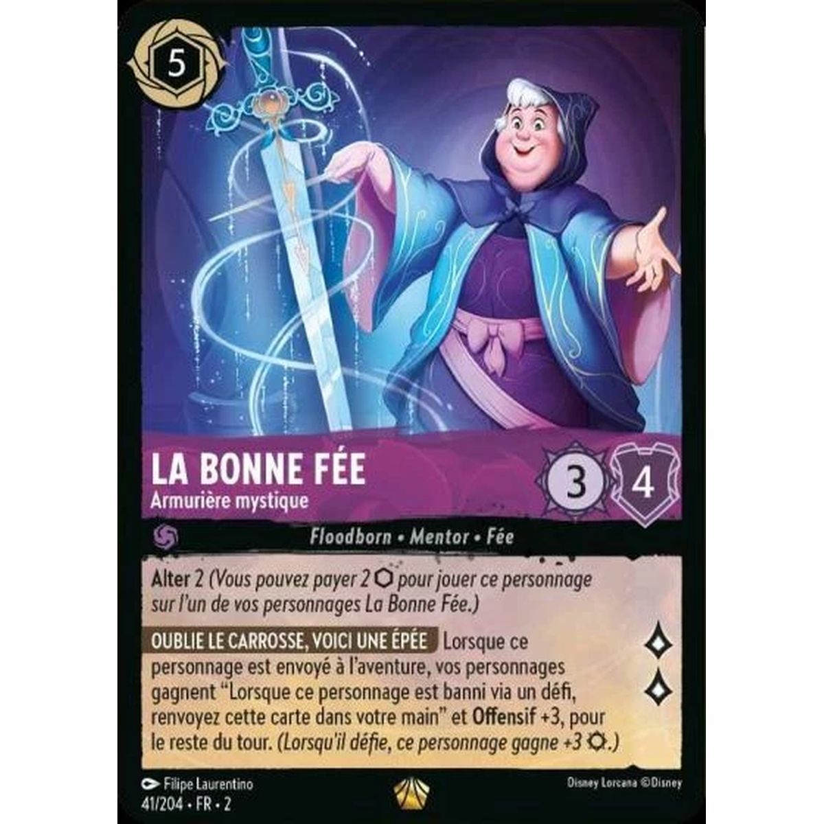 The Good Fairy, Mystical Armorer - 41/204 - ROTF - Rise of the Floodborn - Brilliant - Premium - French