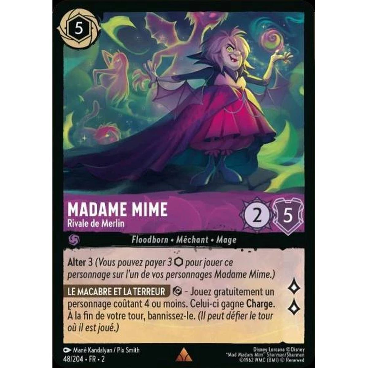 Madame Mime, Rival of Merlin - 48/204 - ROTF - Rise of the Floodborn - Rare - French