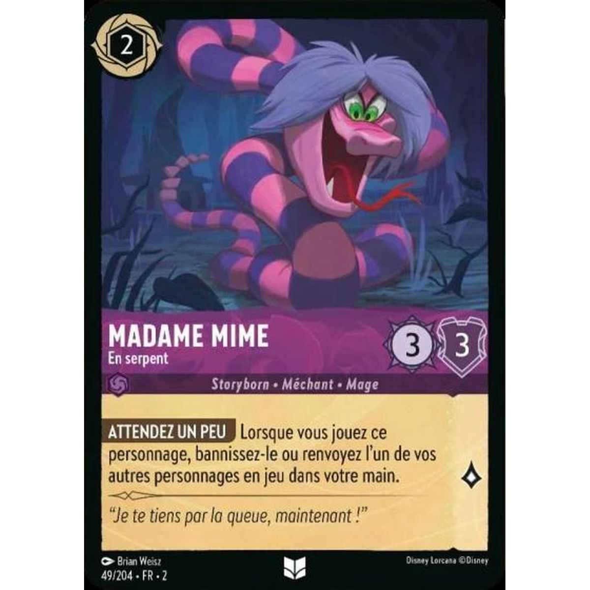 Madame Mime, As a Serpent - 49/204 - ROTF - The Rise of the Floodborn - Uncommon - French