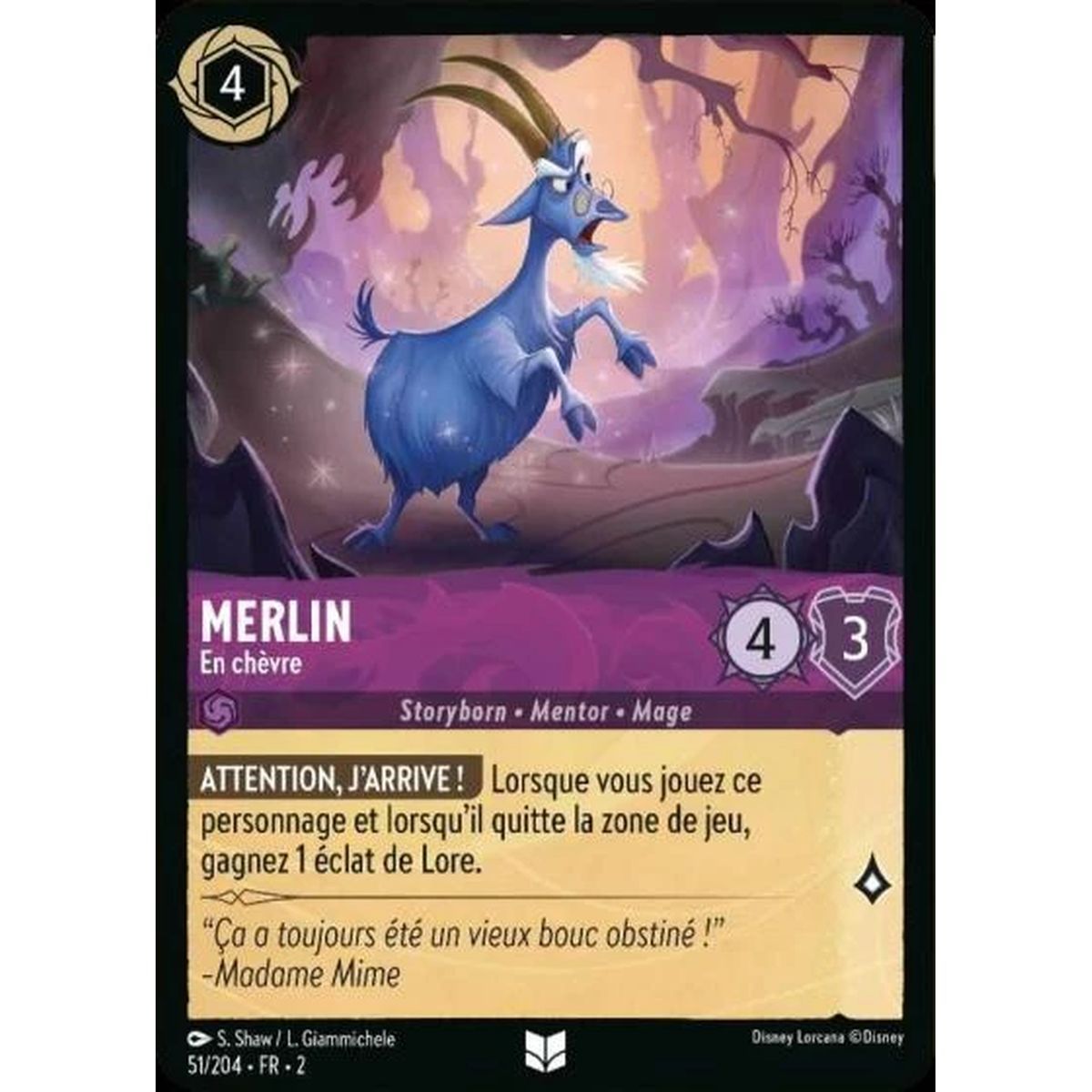 Merlin, In Goat - 51/204 - ROTF - The Rise of the Floodborn - Uncommon - French