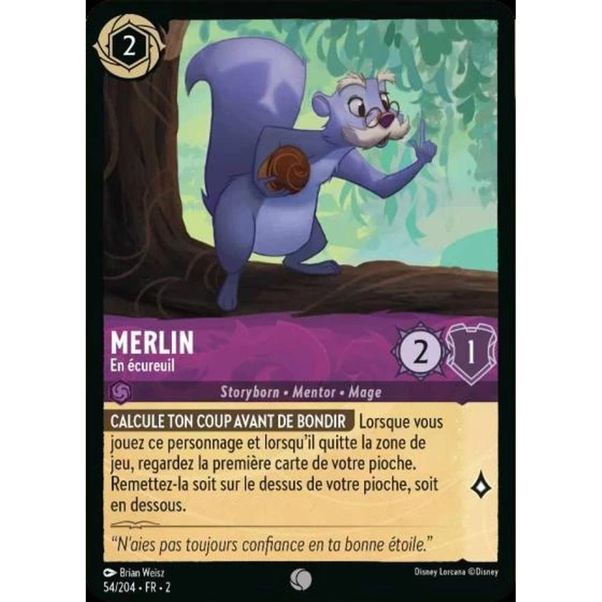 Merlin, As a Squirrel - 54/204 - ROTF - The Rise of the Floodborn - Commune - French