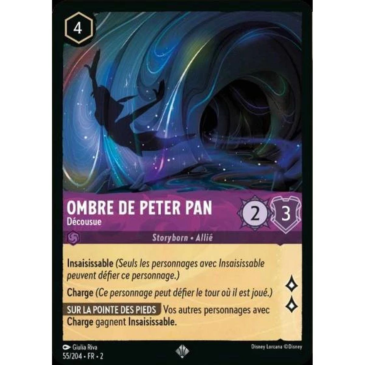 Item Shadow of Peter Pan, Disjointed - 55/204 - ROTF - Rise of the Floodborn - Super Rare - French