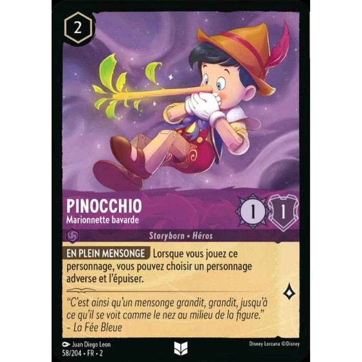 Pinocchio, Talkative Puppet - 58/204 - ROTF - The Rise of the Floodborn - Uncommon - French