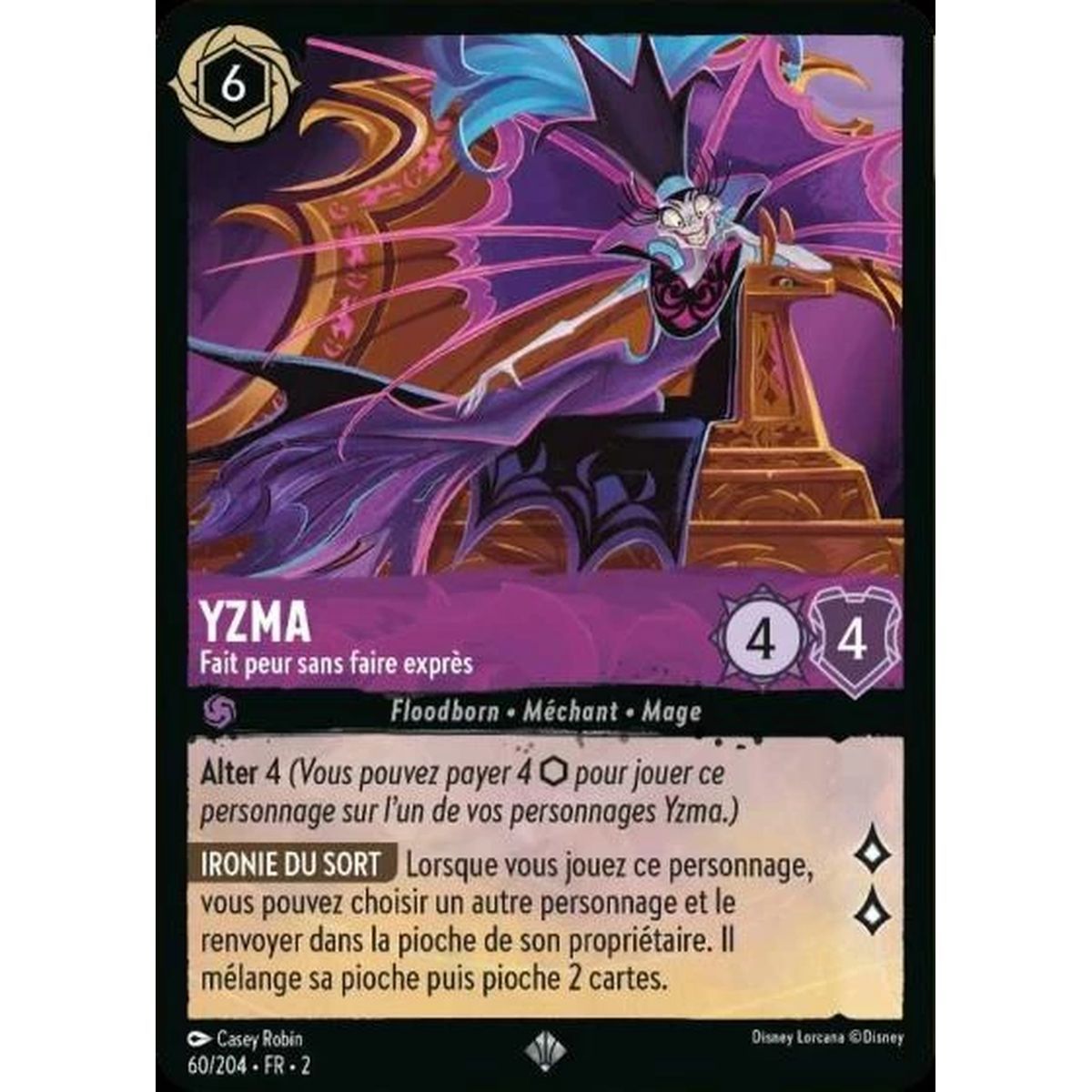 Yzma, Unintentionally Scary - 60/204 - ROTF - Rise of the Floodborn - Brilliant - Premium - French