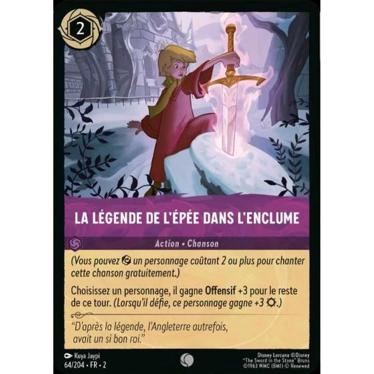 Item The legend of the sword in the anvil - 64/204 - ROTF - The Rise of the Floodborn - Commune - French