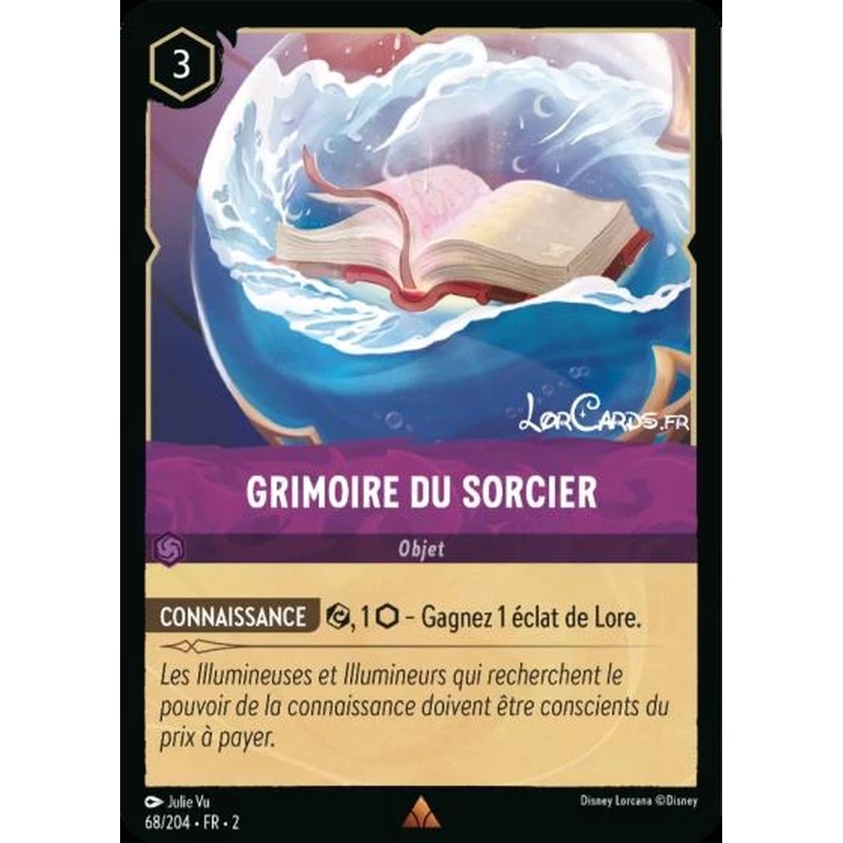 Sorcerer's Grimoire - 68/204 - ROTF - Rise of the Floodborn - Brilliant - Premium - French