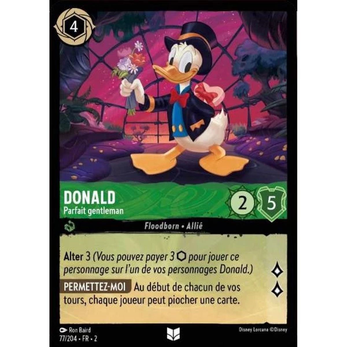 Donald, Perfect Gentleman - 77/204 - ROTF - The Rise of the Floodborn - Uncommon - French