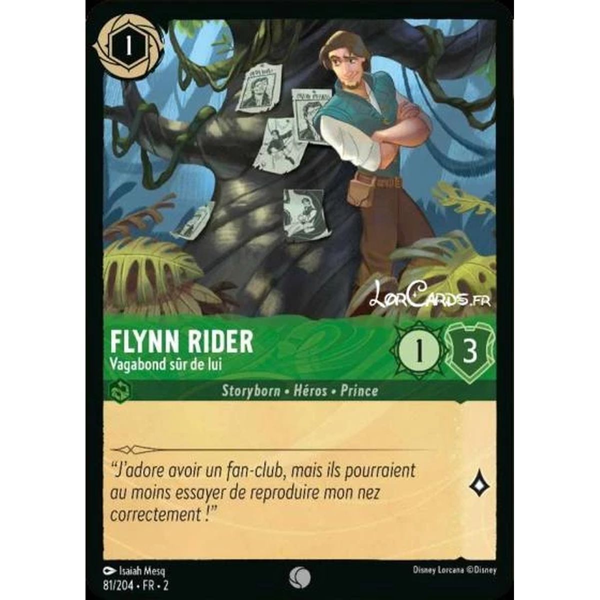 Flynn Rider, Confident Wanderer - 81/204 - ROTF - The Rise of the Floodborn - Commune - French