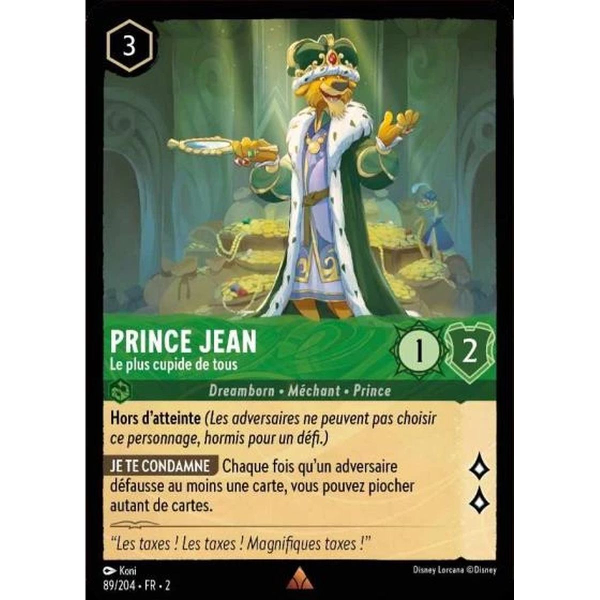 Prince John, Greediest of All - 89/204 - ROTF - Rise of the Floodborn - Rare - French