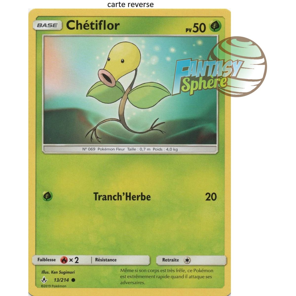 Chétiflor - Reverse 13/214 - Sun and Moon 10 Infallible Alliance