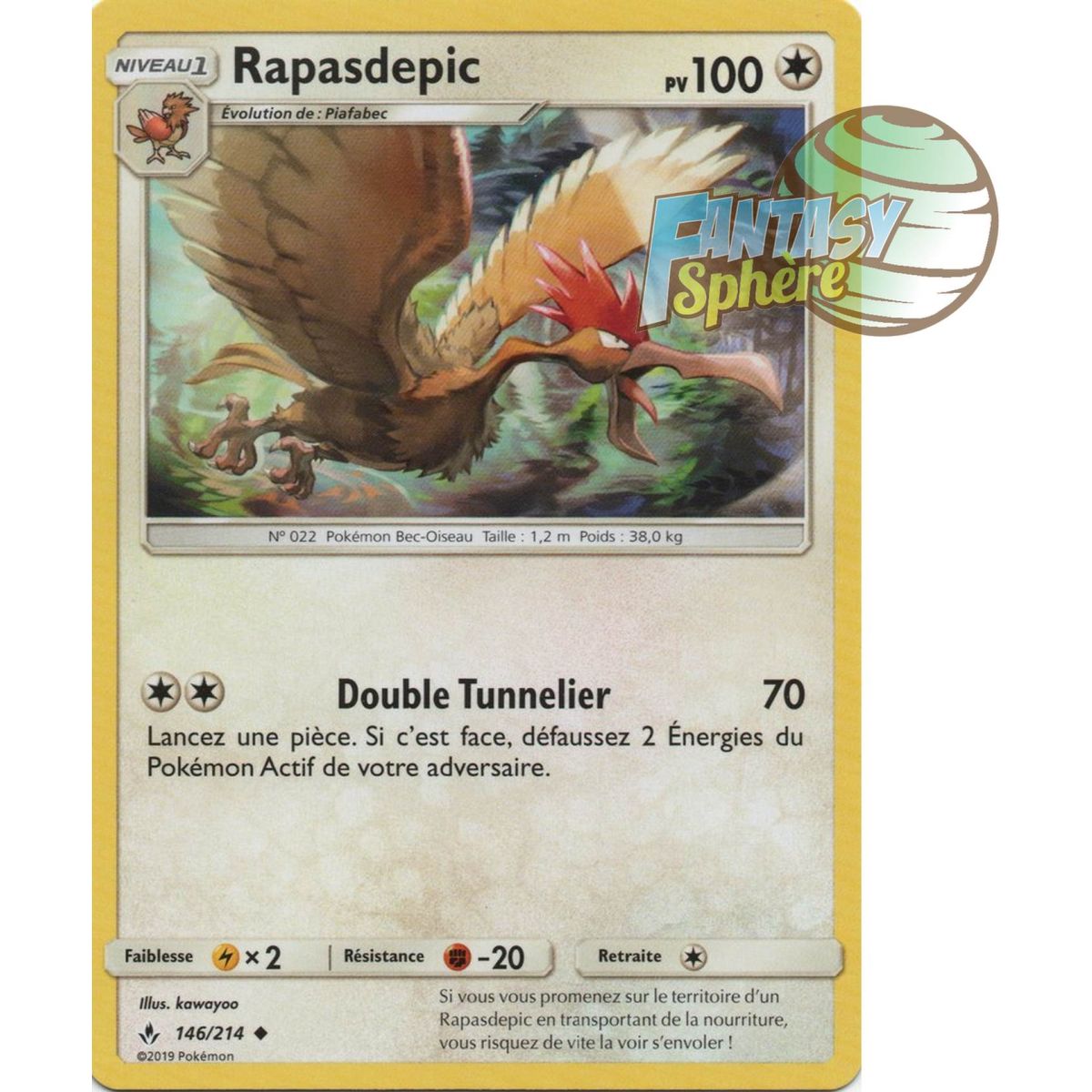 Rapasdepic - Uncommon 146/214 - Sun and Moon 10 Infallible Alliance