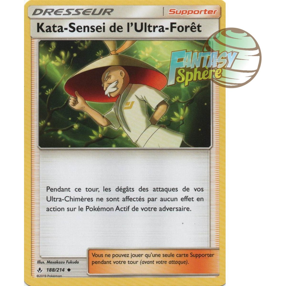 Kata-Sensei of the Ultra-Forest - Uncommon 188/214 - Sun and Moon 10 Infallible Alliance