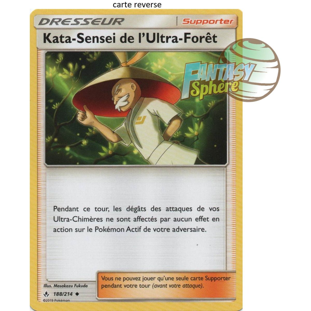 Item Kata-Sensei of the Ultra-Forest - Reverse 188/214 - Sun and Moon 10 Infallible Alliance