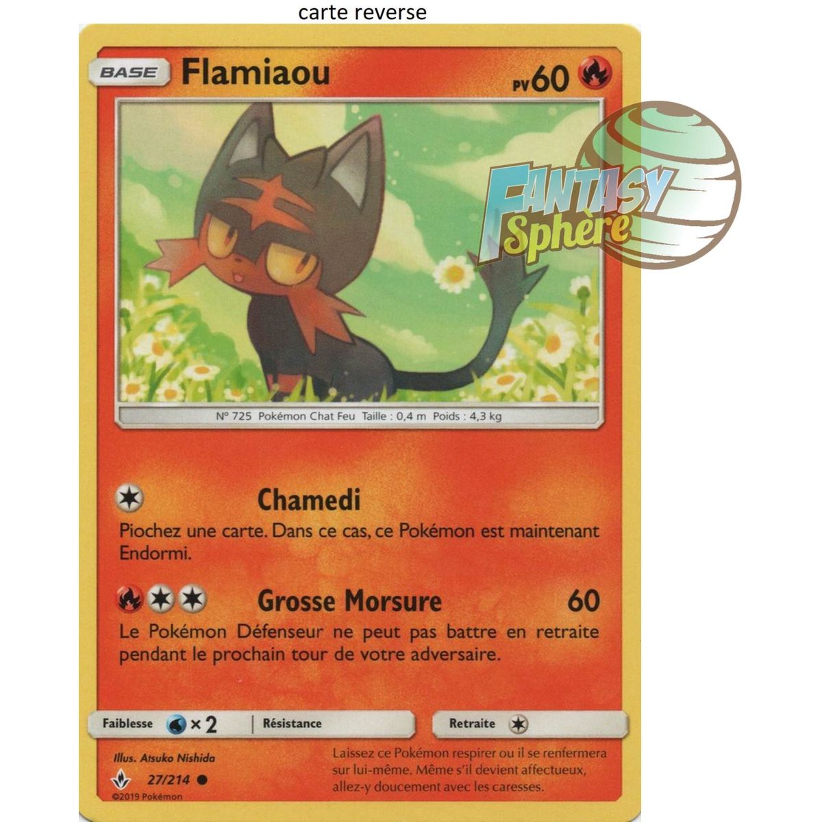 Flamiaou - Reverse 27/214 - Sun and Moon 10 Infallible Alliance