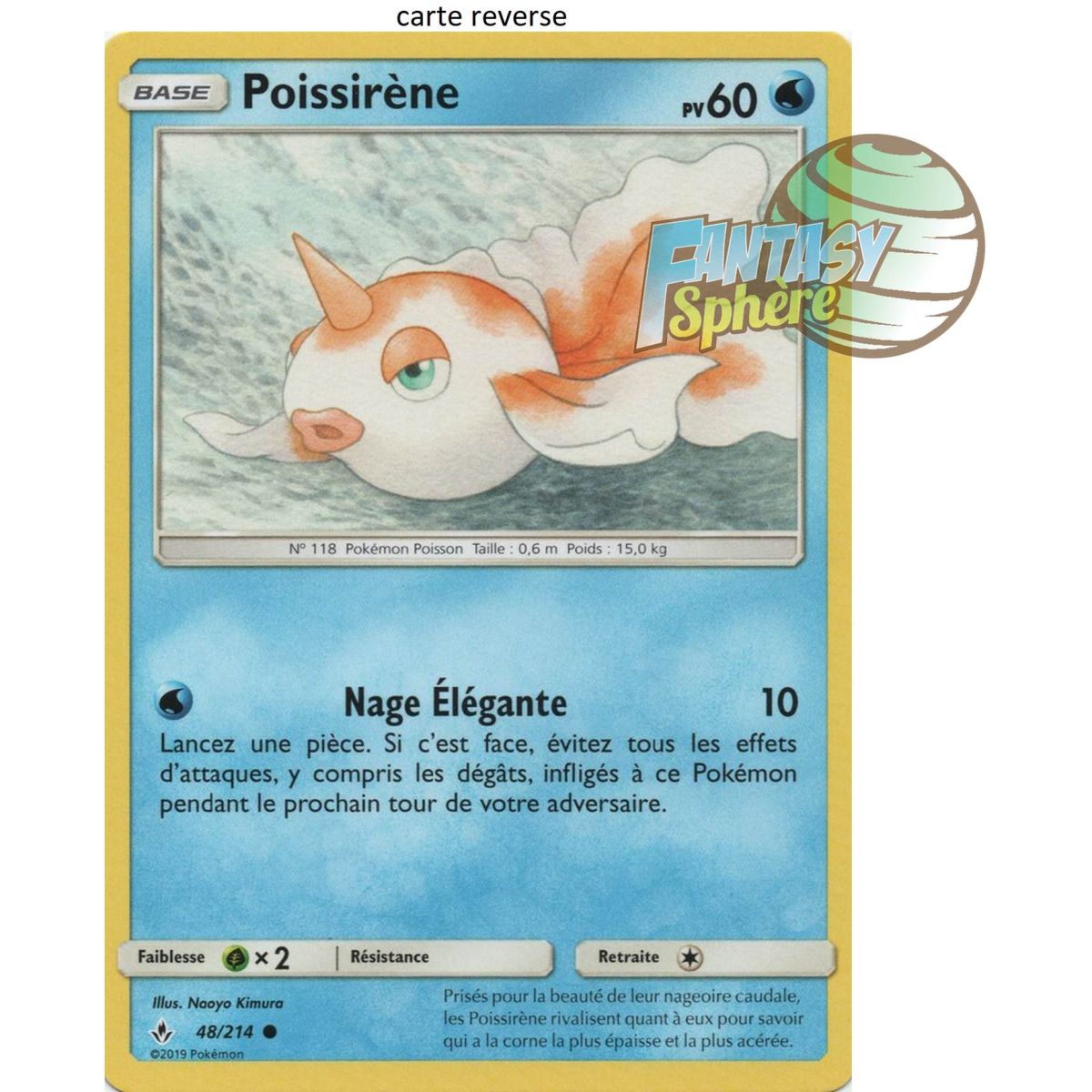 Item Poissirene - Reverse 48/214 - Sun and Moon 10 Infallible Alliance