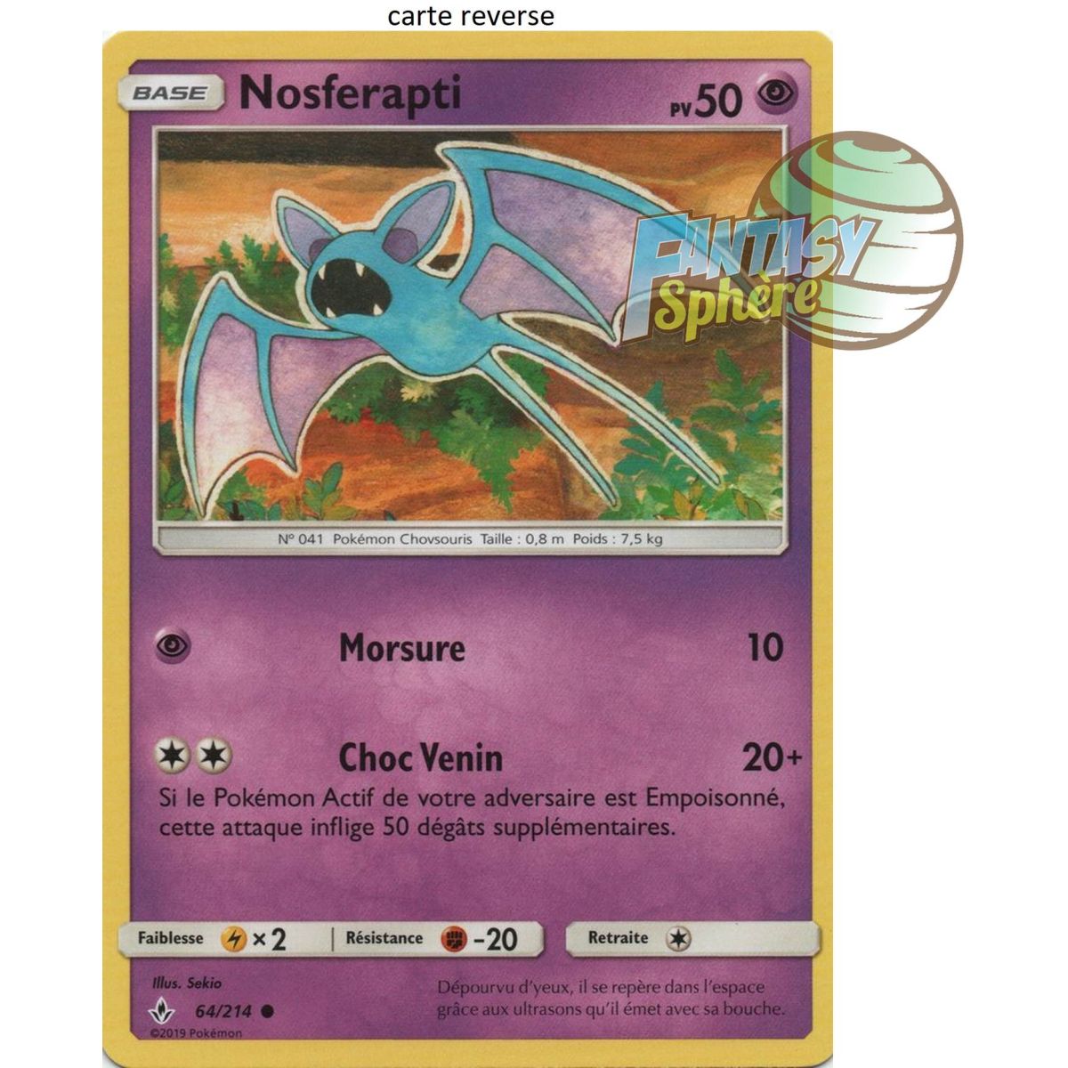 Nosferapti - Reverse 64/214 - Sun and Moon 10 Infallible Alliance