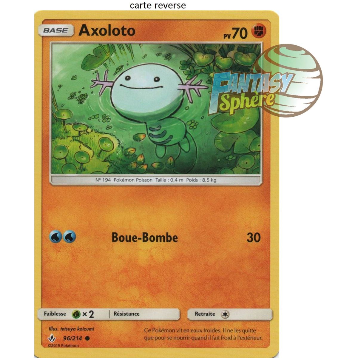 Axoloto - Reverse 96/214 - Sun and Moon 10 Infallible Alliance