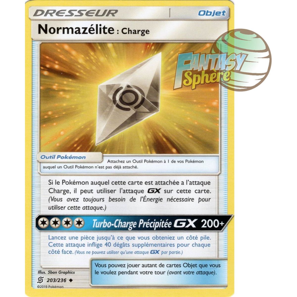 Item Normazelite: Charge - Uncommon 203/236 - Sun and Moon 11 Harmony of Spirits