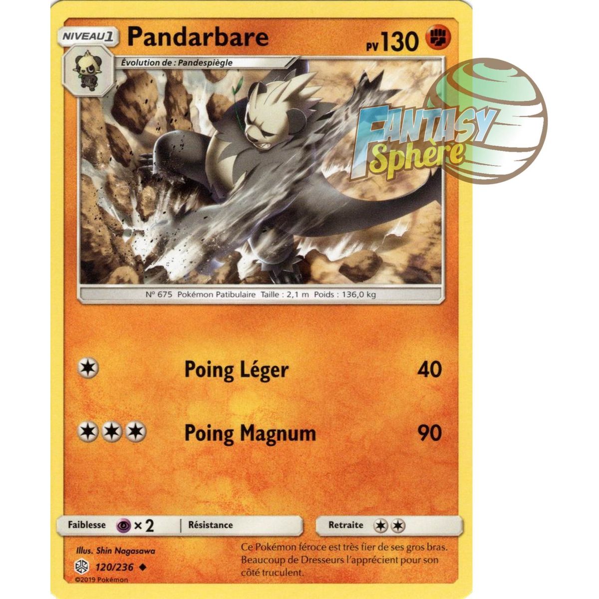 Pandarbarian - Uncommon 120/236 - Sun and Moon 12 Cosmic Eclipse