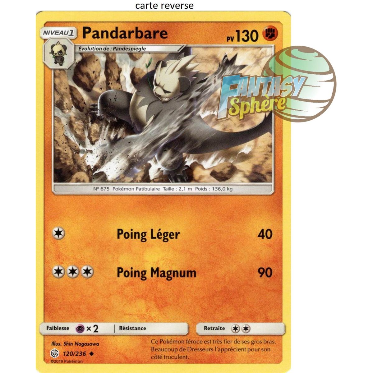 Item Pandarbare - Reverse 120/236 - Sun and Moon 12 Cosmic Eclipse