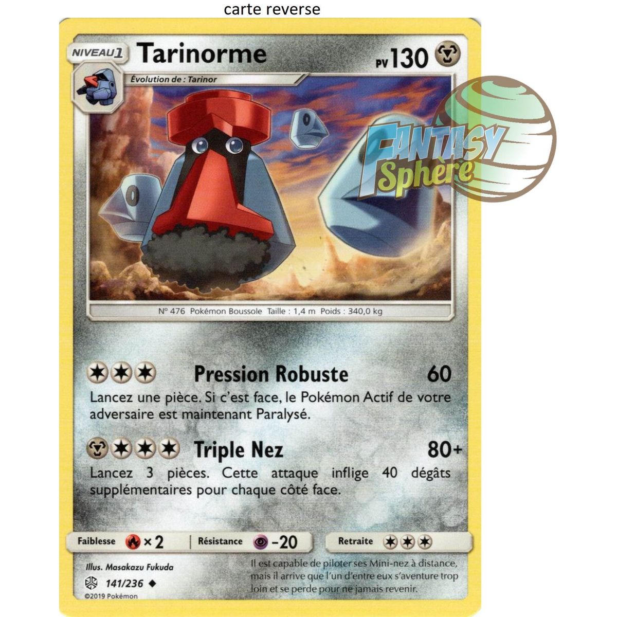 Item Tarinorme - Reverse 141/236 - Sun and Moon 12 Cosmic Eclipse