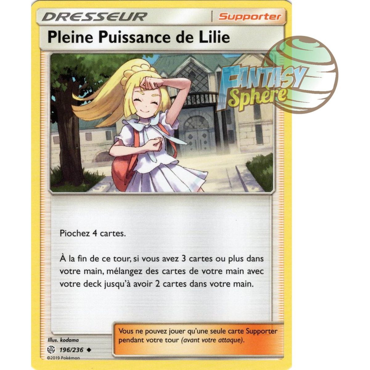 Item Full Power of Lilie - Uncommon 196/236 - Sun and Moon 12 Cosmic Eclipse