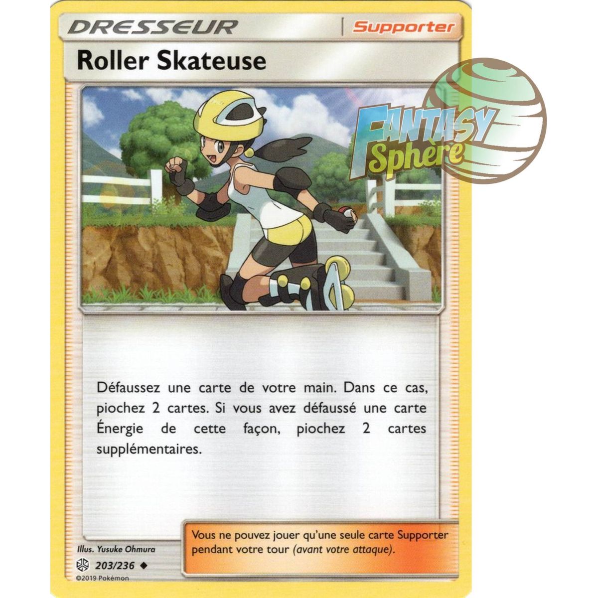 Roller Skater - Uncommon 203/236 - Sun and Moon 12 Cosmic Eclipse