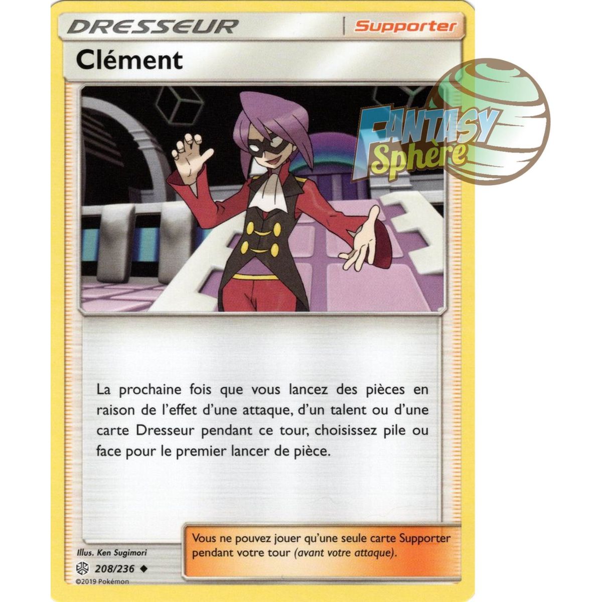 Item Clement - Uncommon 208/236 - Sun and Moon 12 Cosmic Eclipse