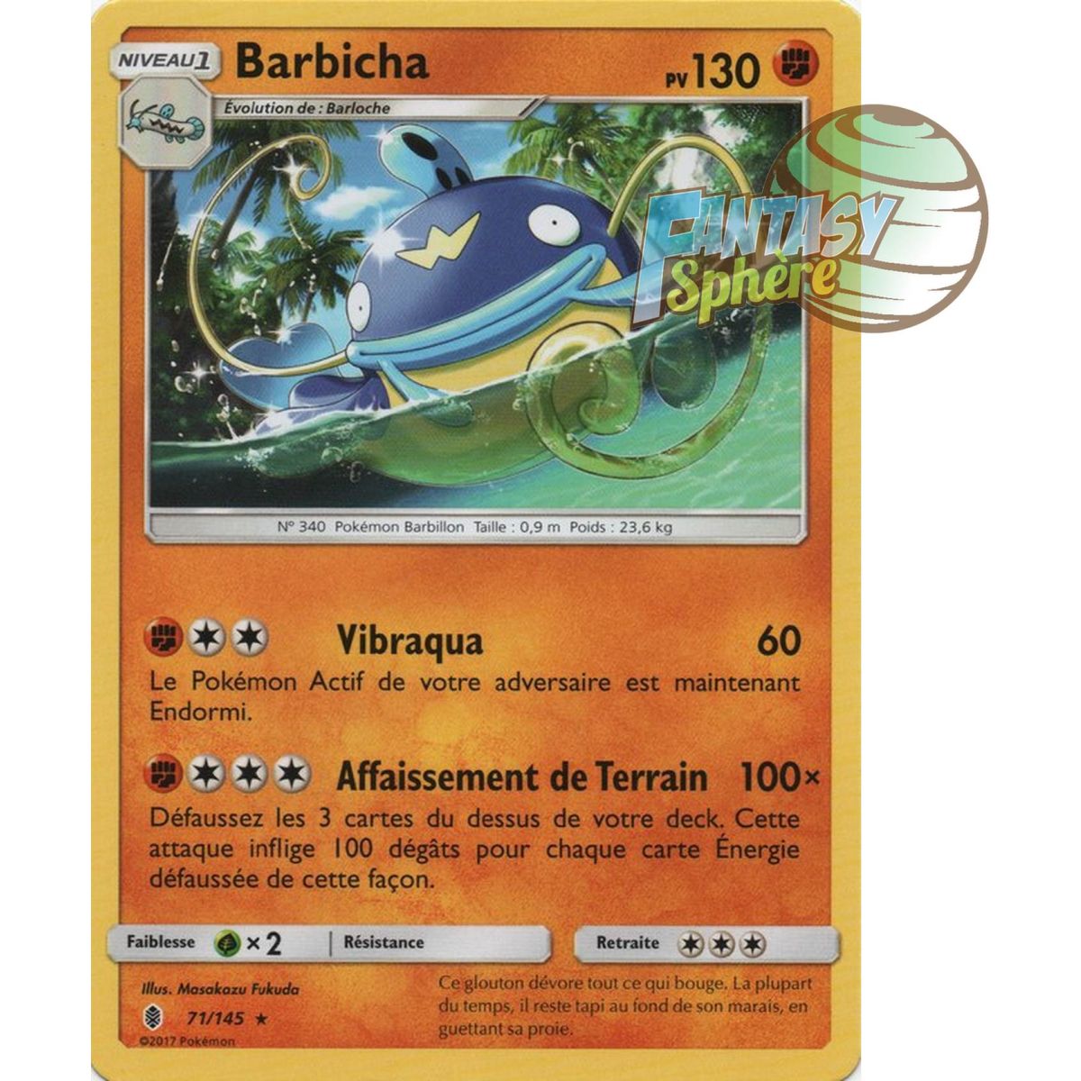 Barbicha - Rare 71/145 - Sun and Moon 2 Ascendant Guardians