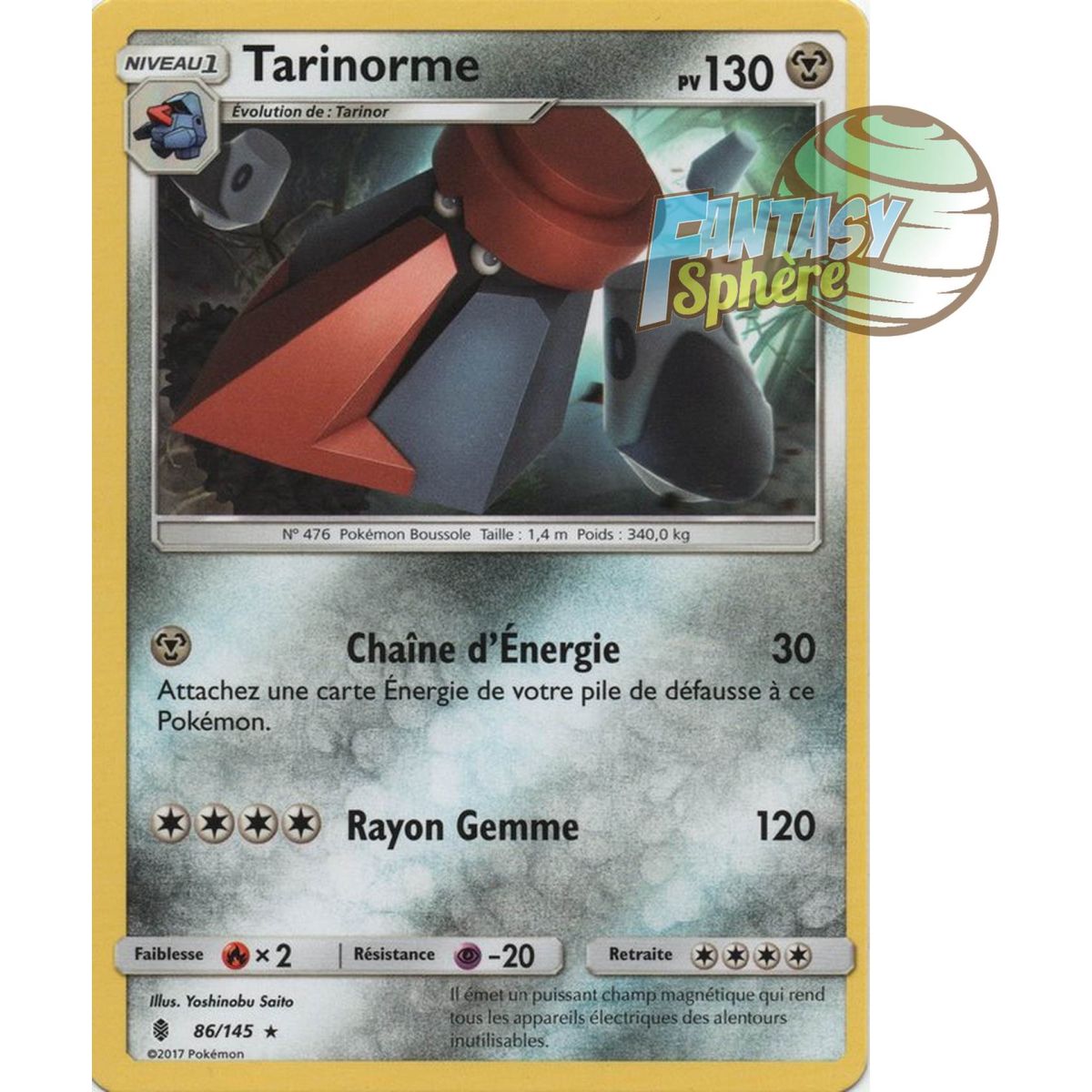 Tarinorme - Rare 86/145 - Sun and Moon 2 Ascendant Guardians