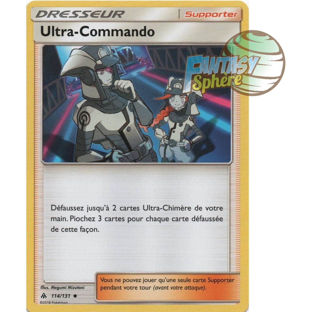 Ultra-Commando - Uncommon 114/131 - Sun and Moon 6 Forbidden Light