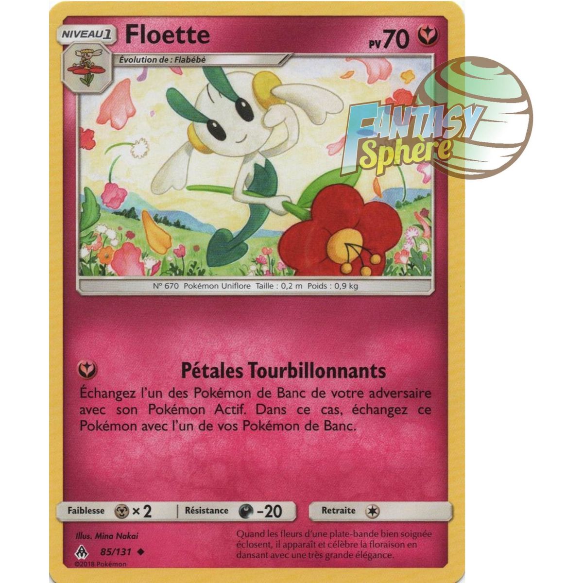 Floette - Uncommon 85/131 - Sun and Moon 6 Forbidden Light