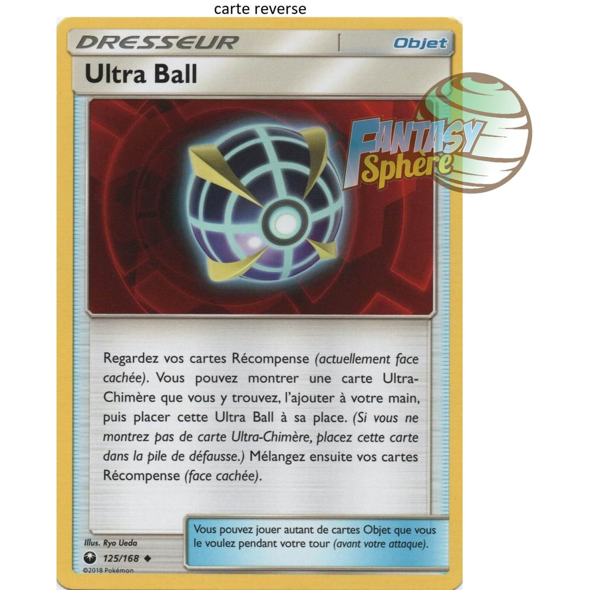 Ultra Ball - Reverse 125/168 - Sun and Moon 7 Celestial Storm