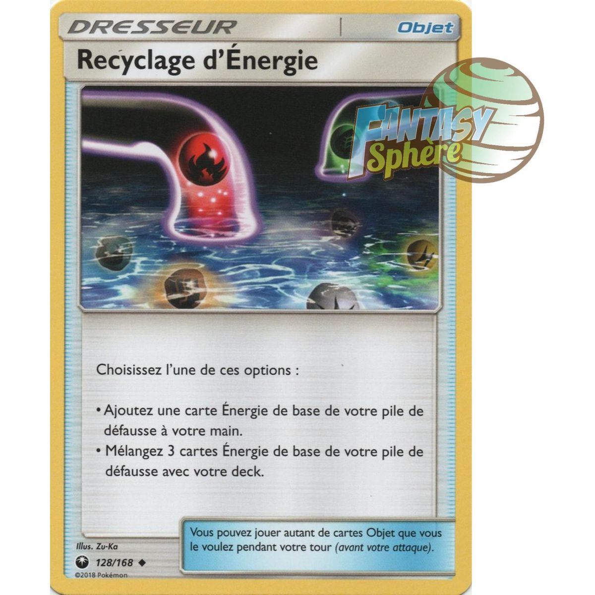 Item Energy Recycling - Uncommon 128/168 - Sun and Moon 7 Celestial Storm