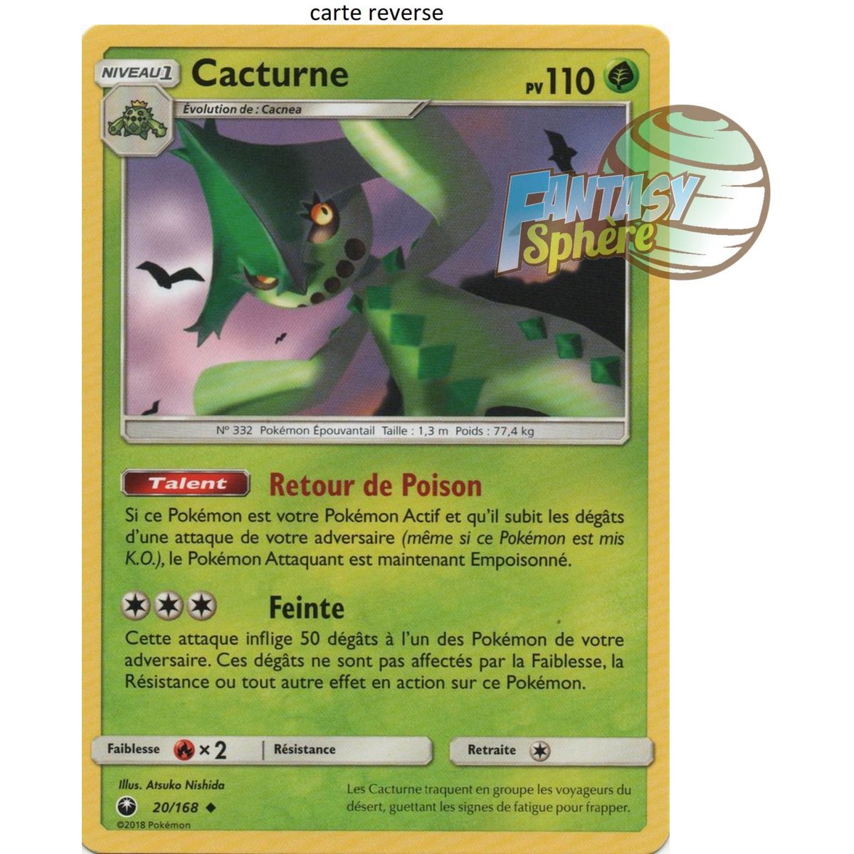 Item Cacturne - Reverse 20/168 - Sun and Moon 7 Celestial Storm