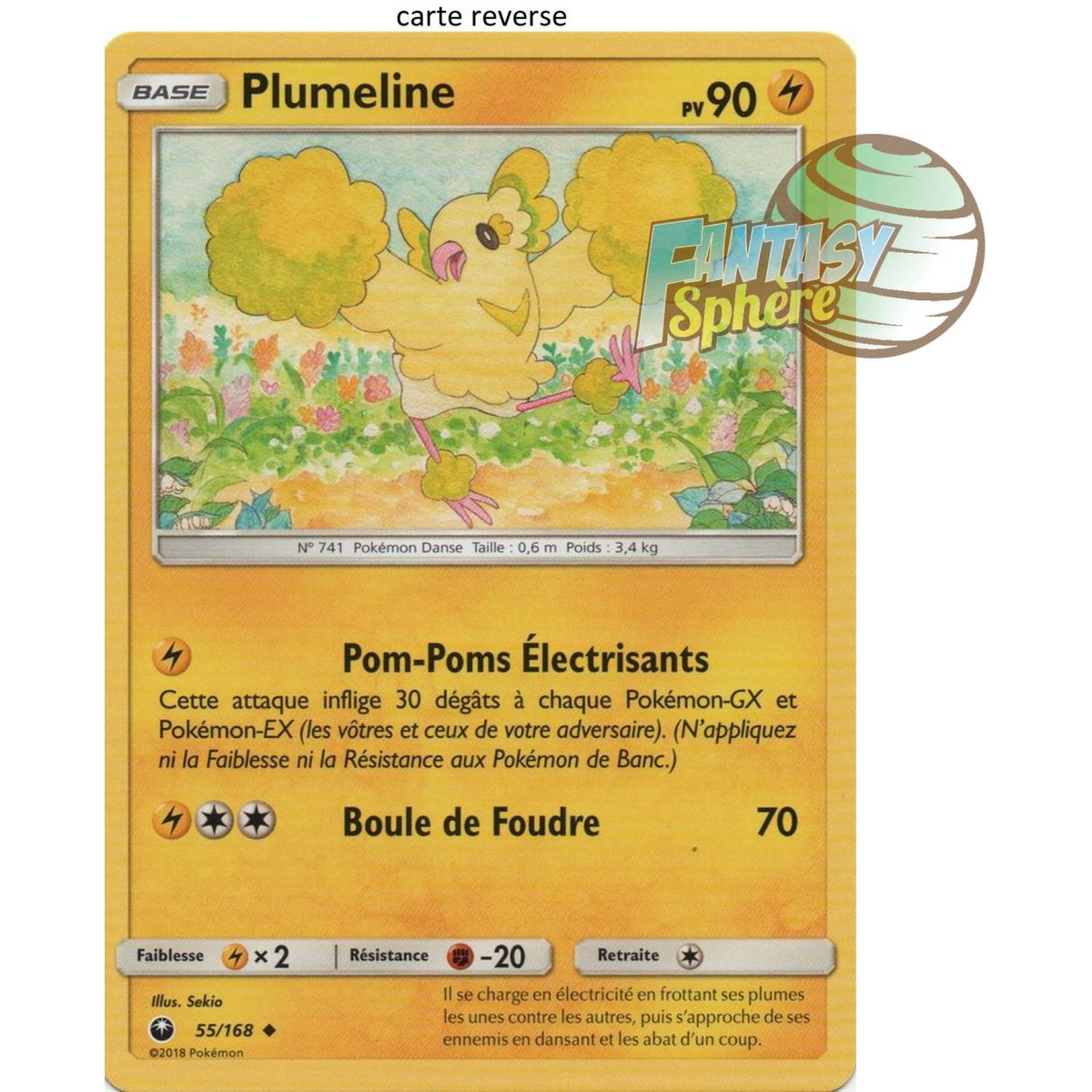 Plumeline - Reverse 55/168 - Sun and Moon 7 Celestial Storm