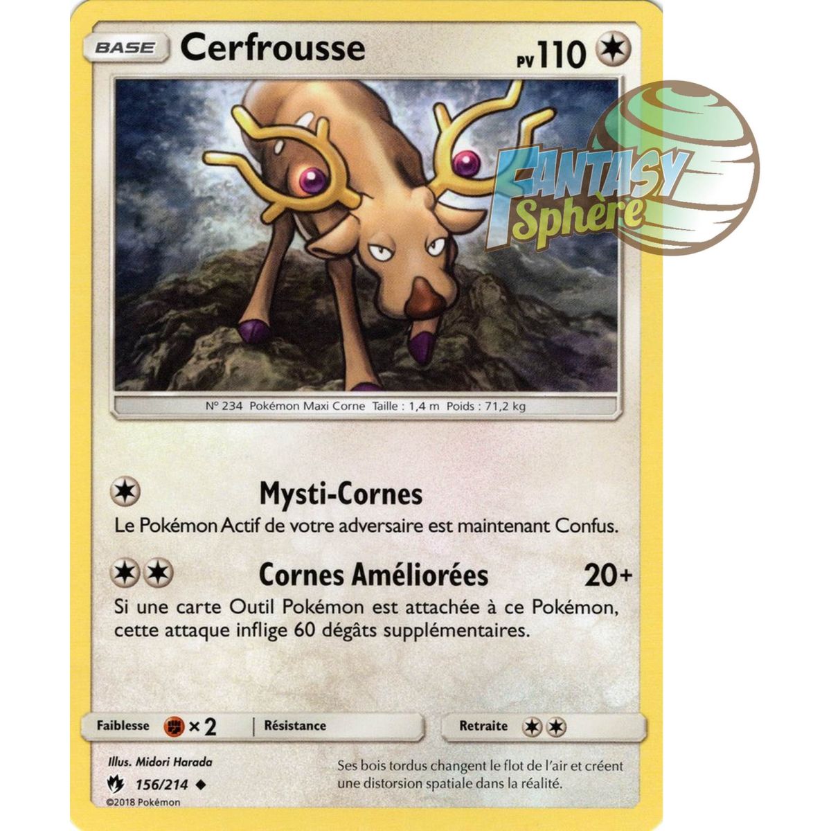 Item Cerfrousse - Uncommon 156/214 - Sun and Moon 8 Lost Thunder