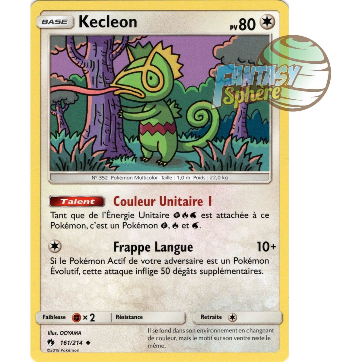 Kecleon - Uncommon 161/214 - Sun and Moon 8 Lost Thunder