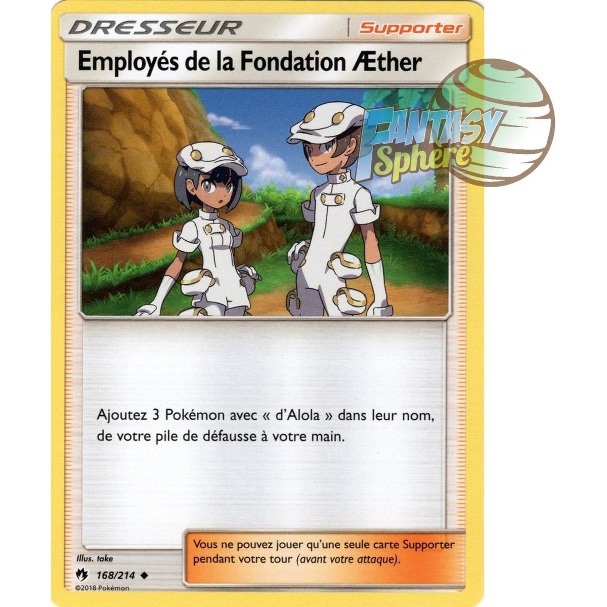 Item Aether Foundation Employees - Uncommon 168/214 - Sun and Moon 8 Lost Thunder