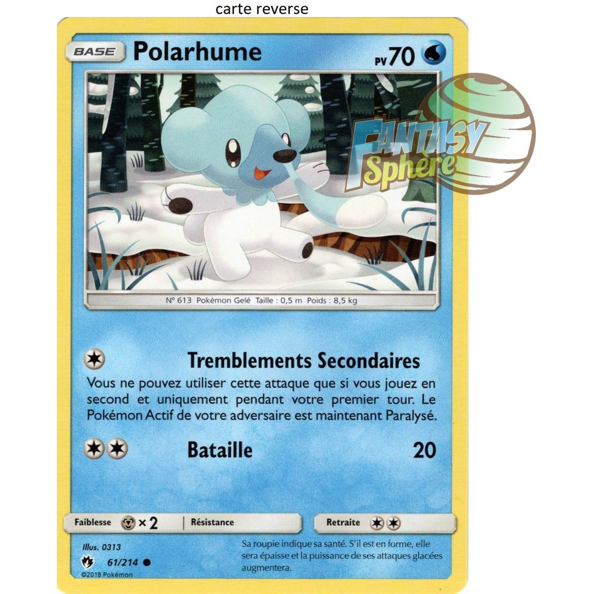 Item Polarhume - Reverse 61/214 - Sun and Moon 8 Lost Thunder