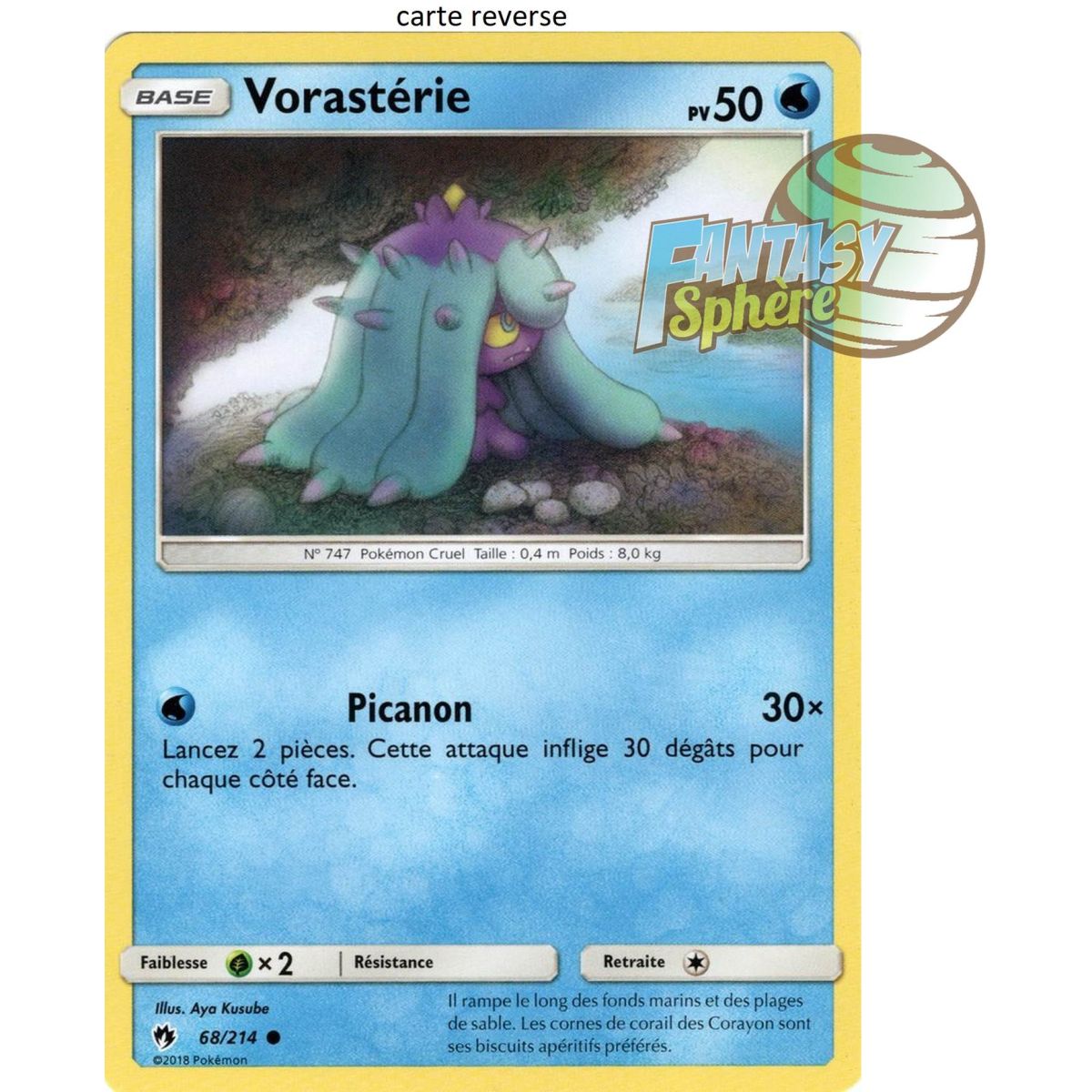 Item Vorasterie - Reverse 68/214 - Sun and Moon 8 Lost Thunder