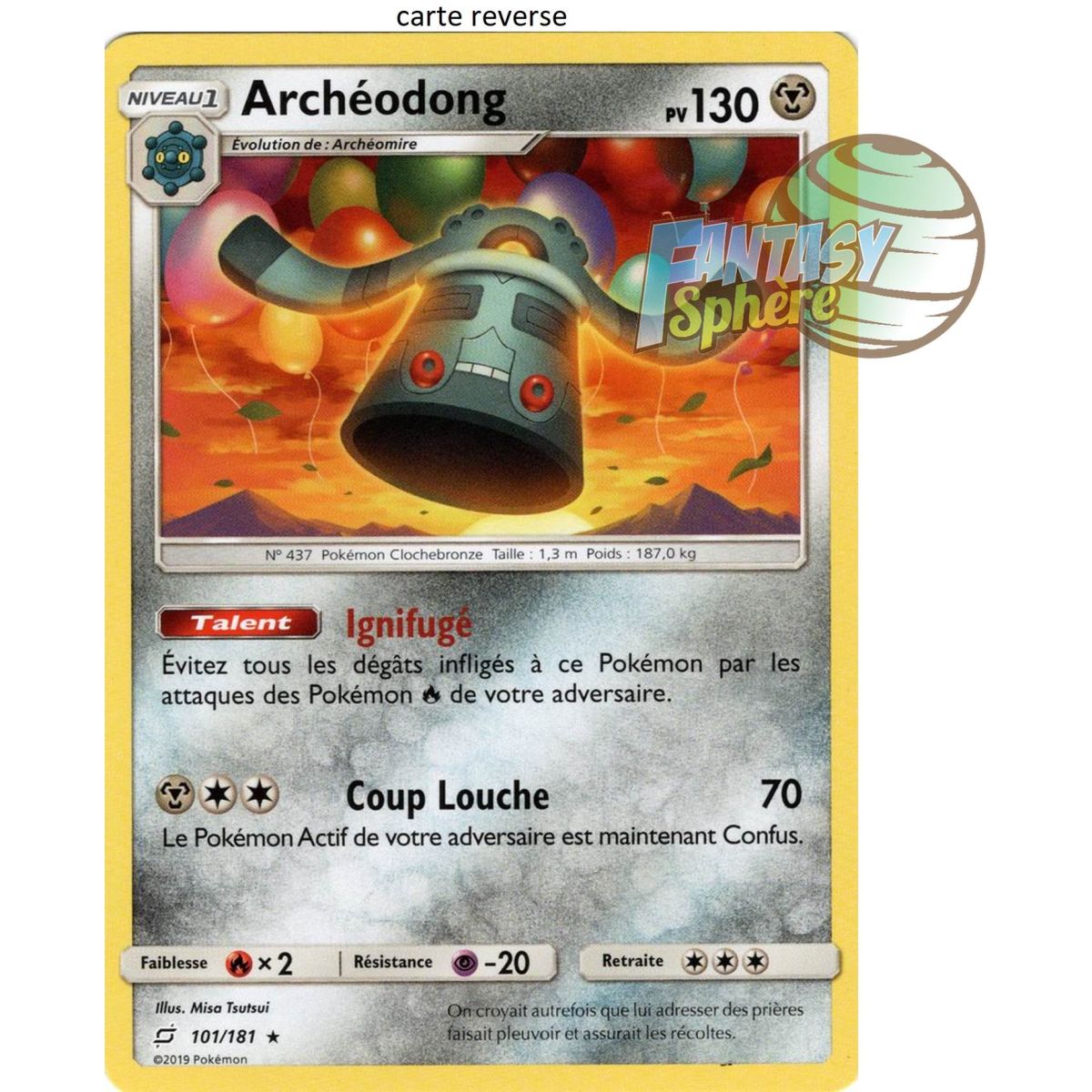 Archeodong - Reverse 101/181 - Sun and Moon 9 Shock Duo