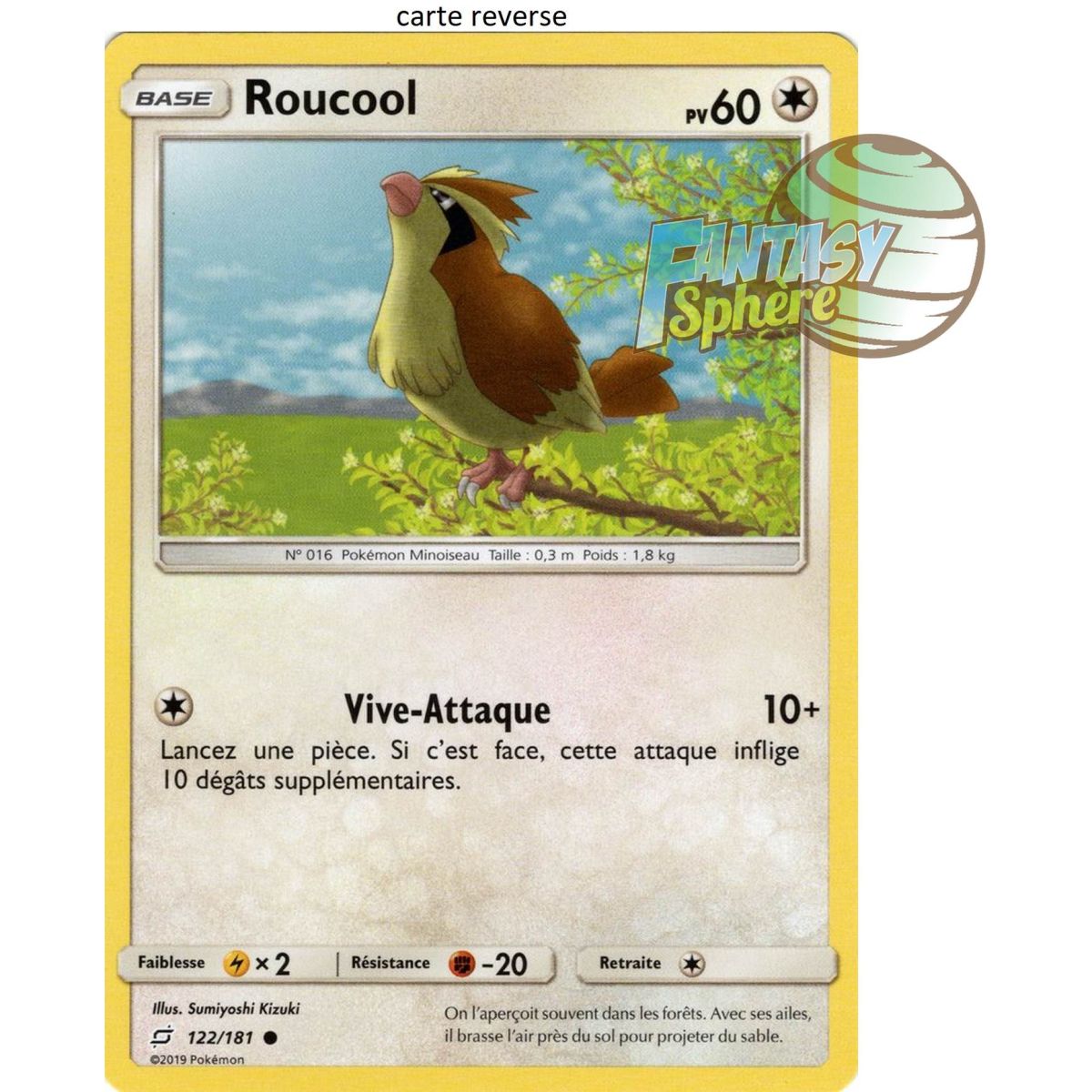 Roucool - Reverse 122/181 - Sun and Moon 9 Shock Duo