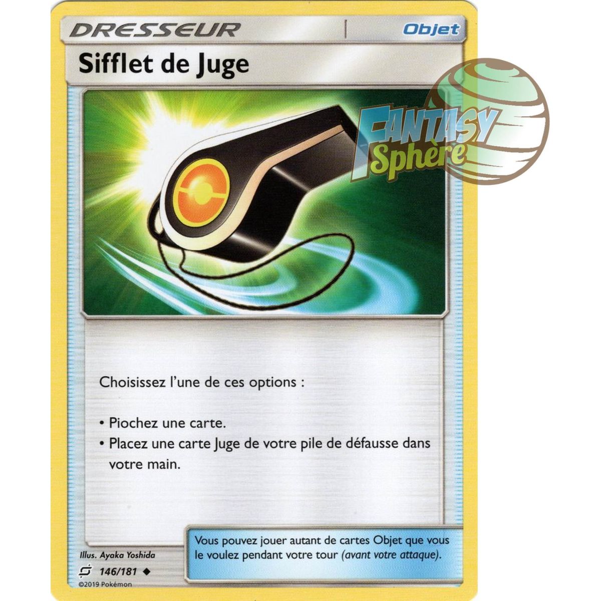 Item Judge's Whistle - Uncommon 146/181 - Sun and Moon 9 Shock Duo