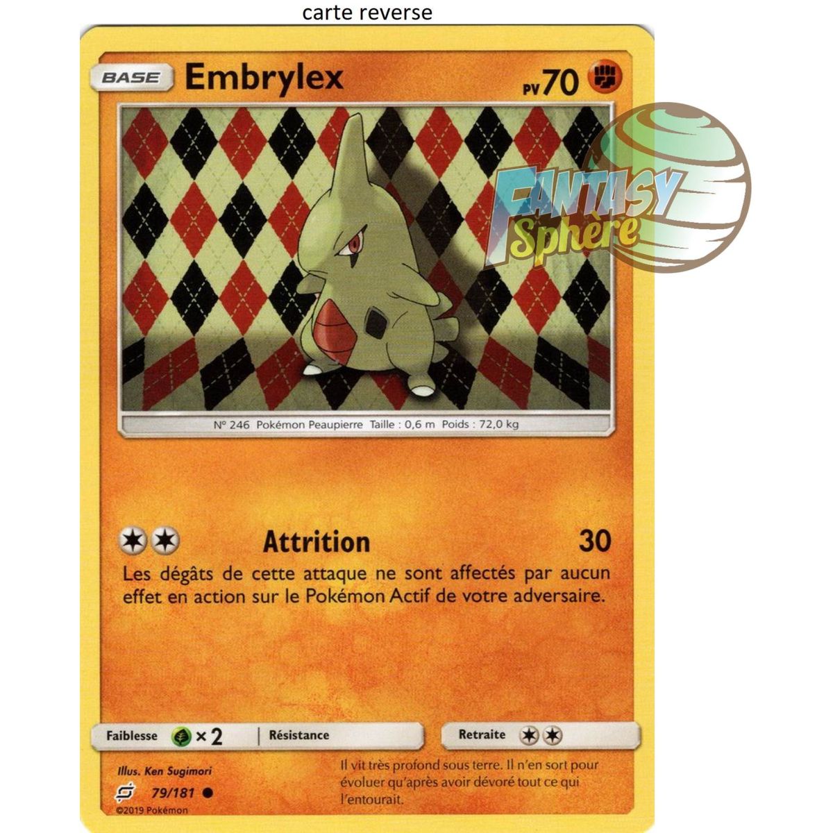 Item Embrylex - Reverse 79/181 - Sun and Moon 9 Shock Duo