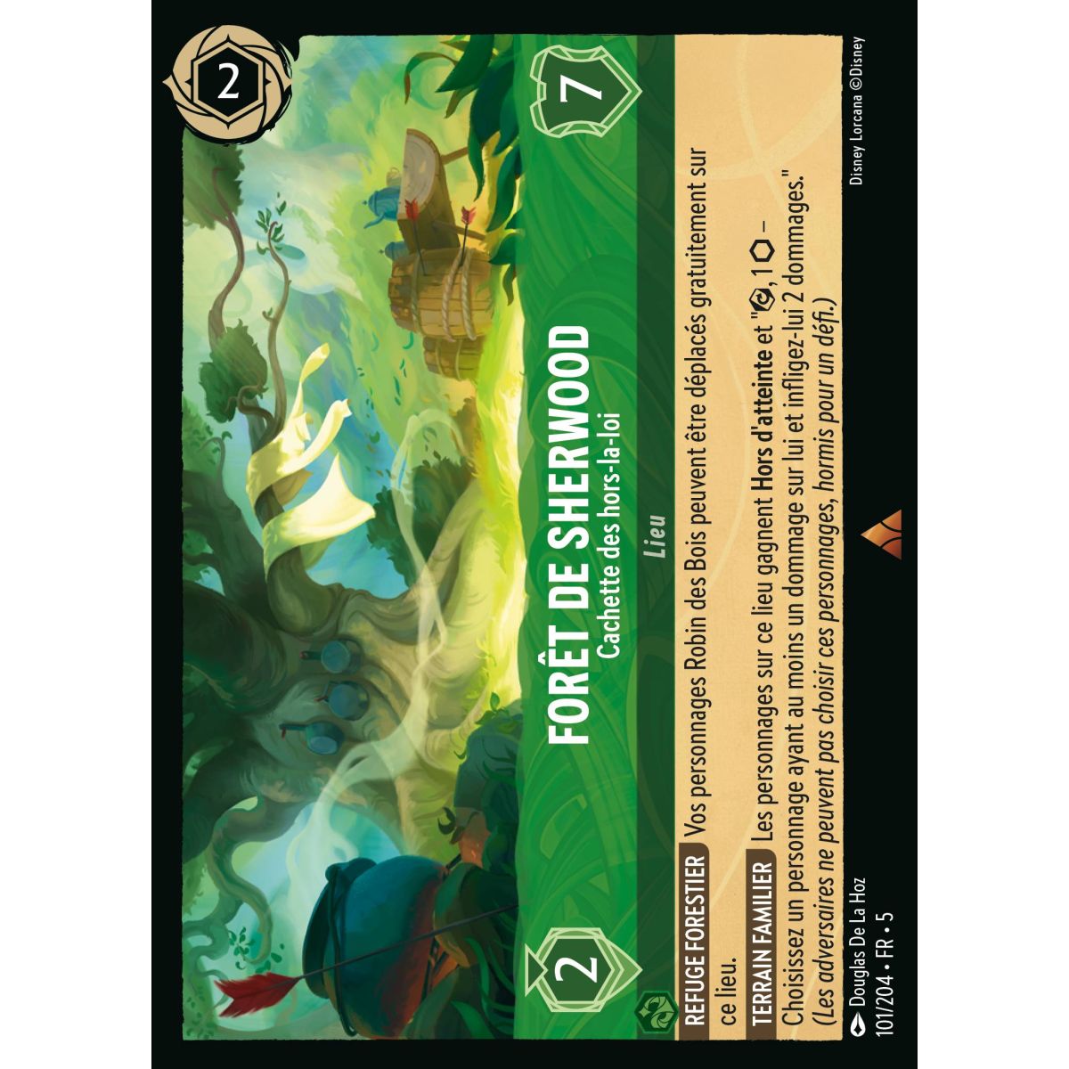 Sherwood Forest - Outlaw Hideout - 101/204 - SSK - Shimmering Sky - Brilliant - Premium - French