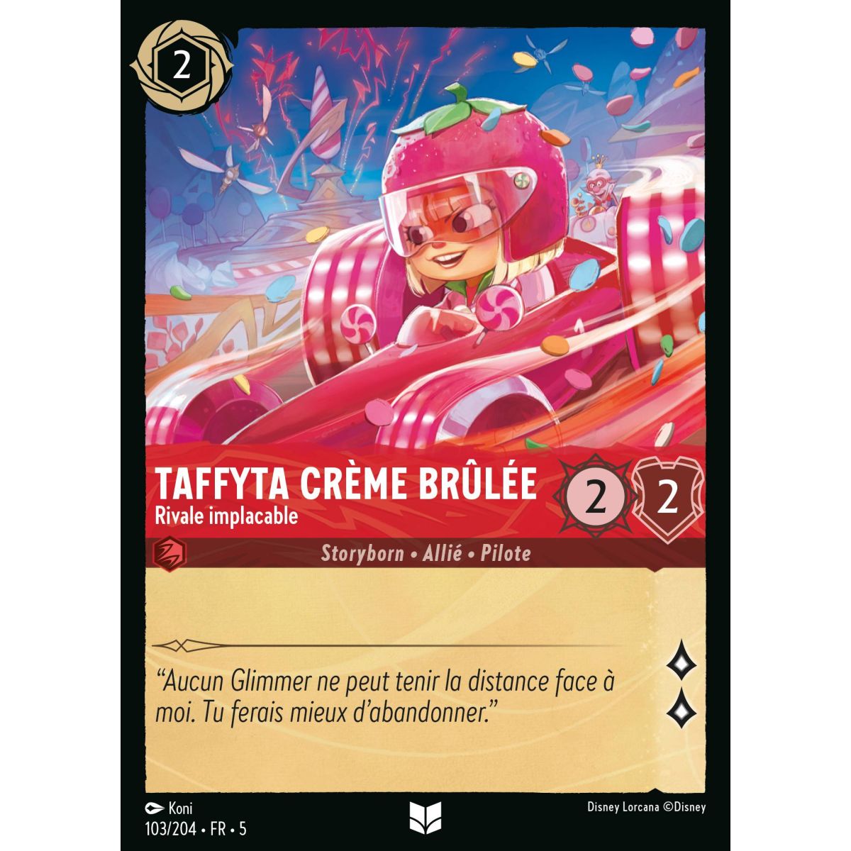 Taffyta Crème Brûlée - Relentless Rival - 103/204 - SSK - Shimmering Sky - Uncommon - French