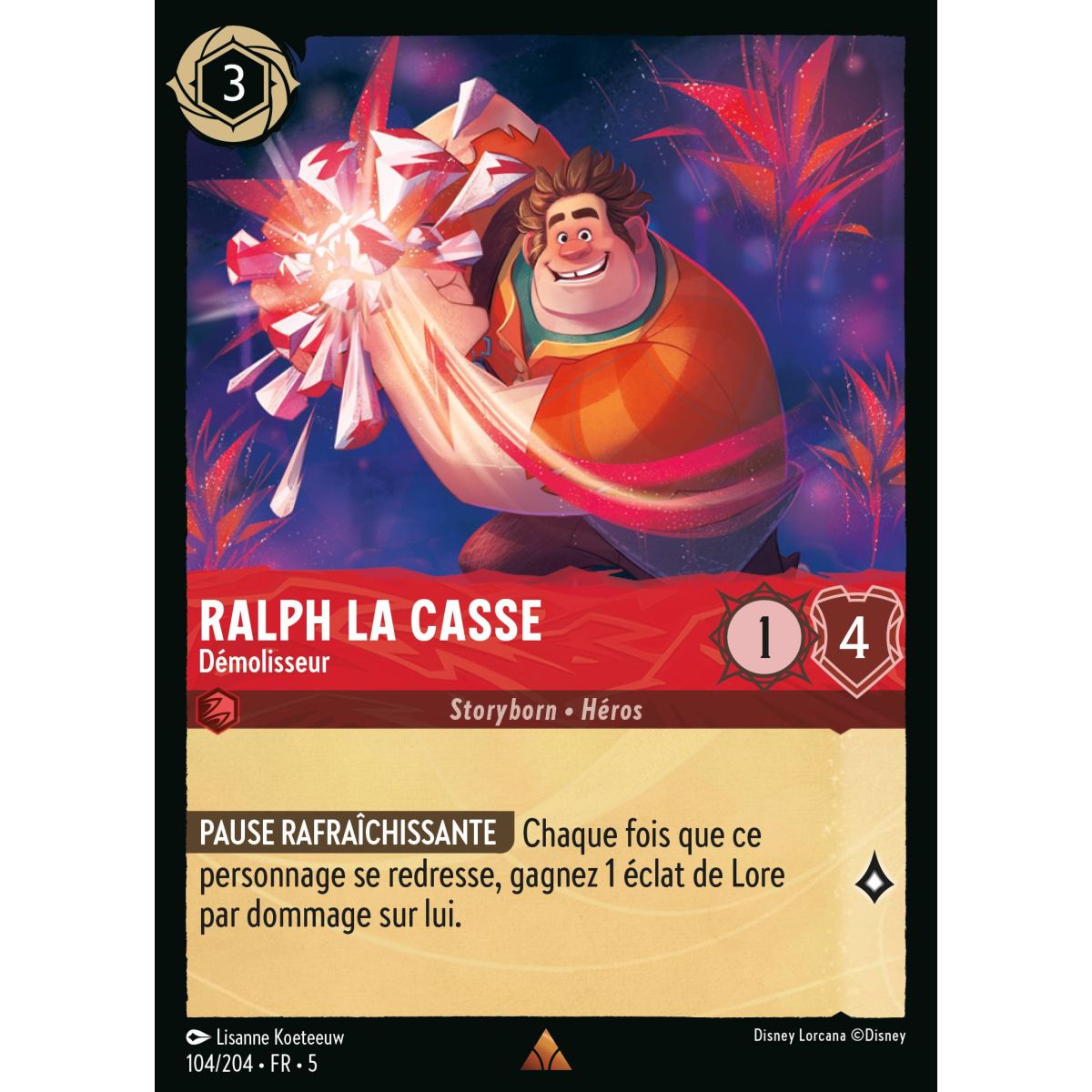 Ralph Breaks the Internet - Wrecker - 104/204 - SSK - Sparkling Sky - Brilliant - Premium - French