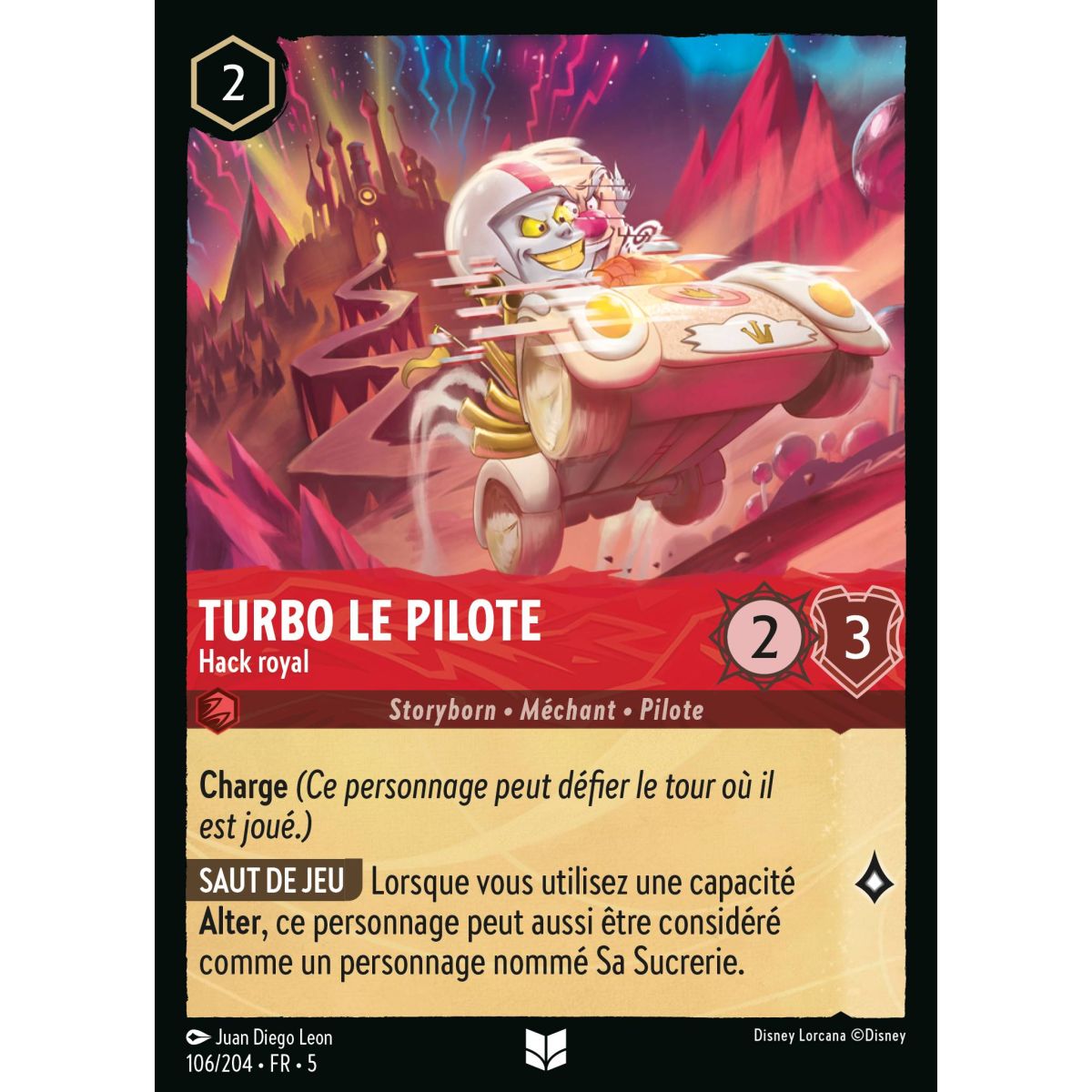 Turbo the Pilot - Royal Hack - 106/204 - SSK - Sparkling Sky - Uncommon - French