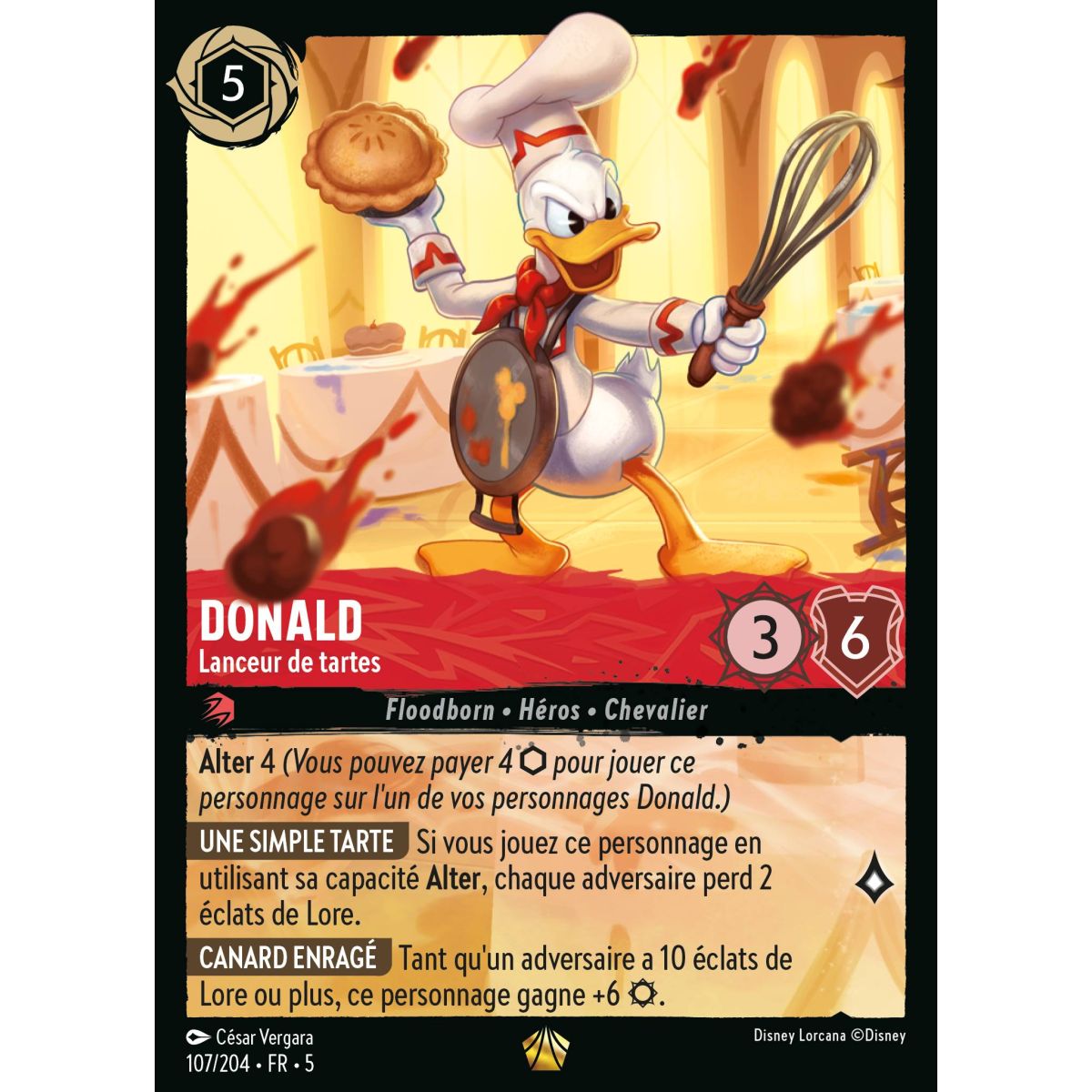 Donald - Pie Thrower - 107/204 - SSK - Sparkling Sky - Legendary - French